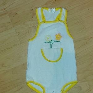 Vtg "Woodwards" Toddler Summer Romper size 24 months